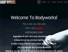 Tablet Screenshot of bodyworksfc.com